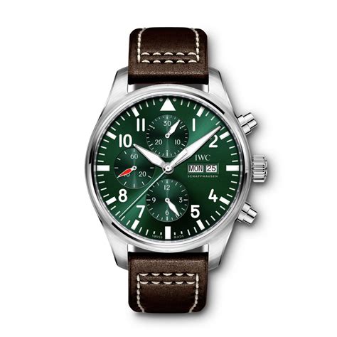 iwc pilot chronograph racing green|iwc pilot watch performance chronograph.